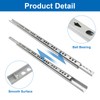 Marvexi 13.5" Small Narrow Drawer Rails Two Way Ball Bearing