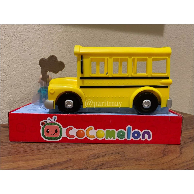 COCOMELON Yellow JJ School Bus & Friends And Family 6-Figures