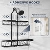 Kadolina Shower Caddy Hanging for Handheld Showerheads, Rustproof Stainless Steel