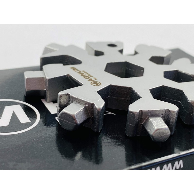 Magnum Snow Crystal Tool 09SC009 Stainless Steel Grey Total Length: