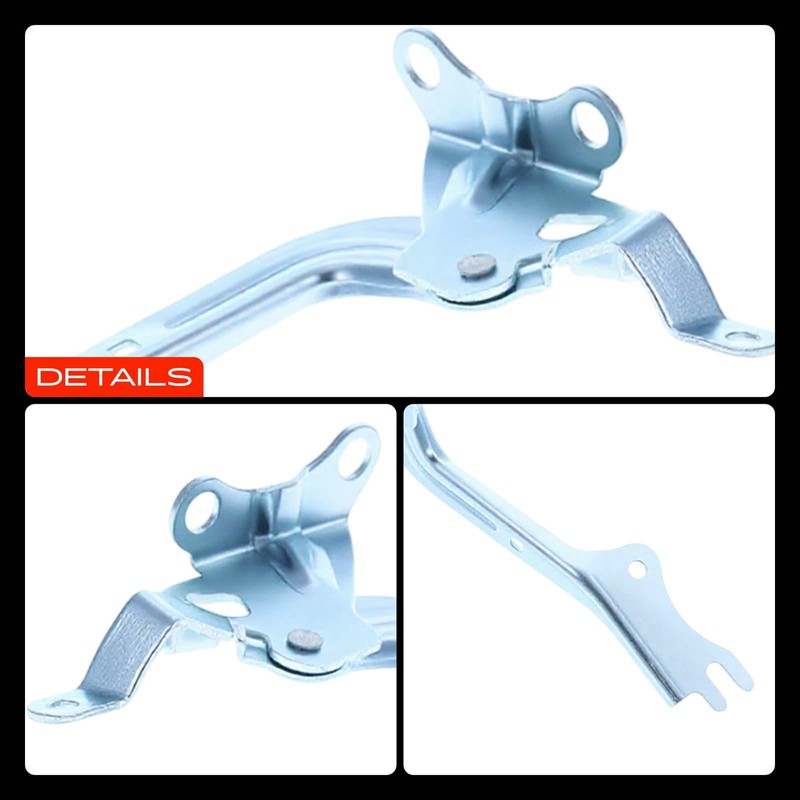 A-Premium Set of 2 Front Driver and Passenger Hood Hinges