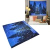 Christmas Tapestry Exquisite Christmas Tree Pattern Wall Hanging Blanket for