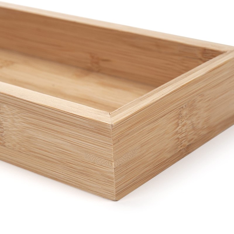 Bamboo Bathroom Tray, Bathroom Vanity Tray, Bathroom Trays for Counter,