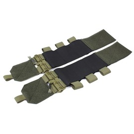 Elastic Vest Cummerbund Tactical Quick Release Mounting Strap with 3 AR Magazine Pouches