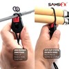 SAMSFX Fishing Rods Belt Quick Ties for Casting, Spinning &