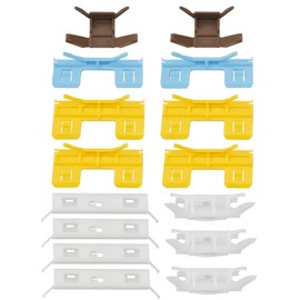 15 Pcs Windshield Roof Molding Clips Side Repair Set Fit for Honda Civic Accord Acura Replace 91570SJD003 73154SNA003 73155SNA003 73153SNA003 91572SDAA01