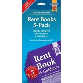 Rent Books 5-Pack: Legally Required where Rent is Paid Weekly