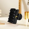 Gifts for Women Teen Girls,Small Initial Hair Clips - Black,K