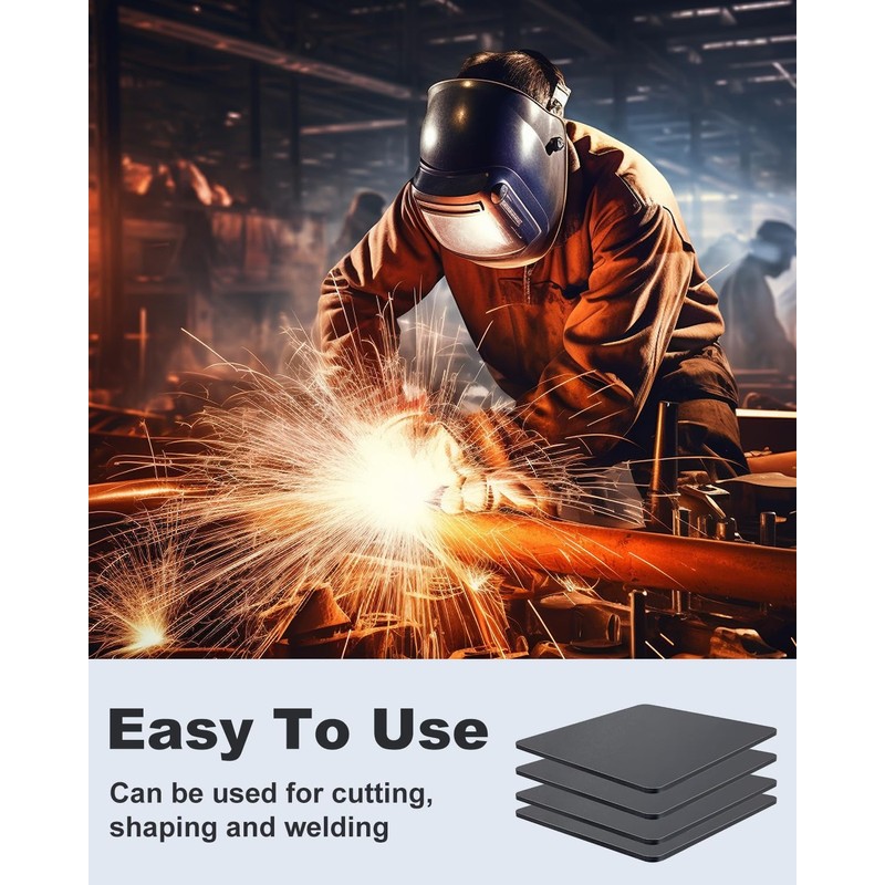 AOKLIT 10in x 10in x 1/4in Hot Rolled Steel Plate