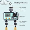 HiOazo Irrigation Computer, 2 Outputs, 6 Schedules, Automatic/Manual Irrigation Control,