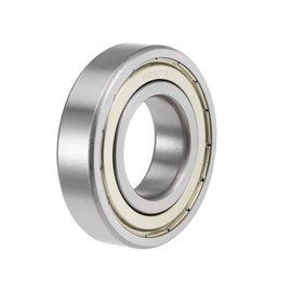 sourcing map 6207ZZ Deep Groove Ball Bearings Z2 35mm X 72mm X 17mm Double Shielded Carbon Steel