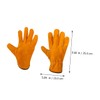 LIFKOME 1Pair Welding Gloves Heat Resistant Cowhide Protective Gear for