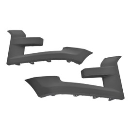 HECASA Pair Headlight Bezels Compatible with 2015-2017 Ford F150 Replacement for FL3Z17C754AA Headlamp Molding Cover Door Front Lamp Bezel Trim Plastic(PP) Matte Black Driver & Passenger Side