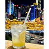 Xyedyaup 100 Pcs Clear Straws 190 Mm X 6 Mm