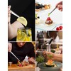 MSY BIGSUNNY 10 Inch Kitchen Food Tweezers Fine Stainless Steel