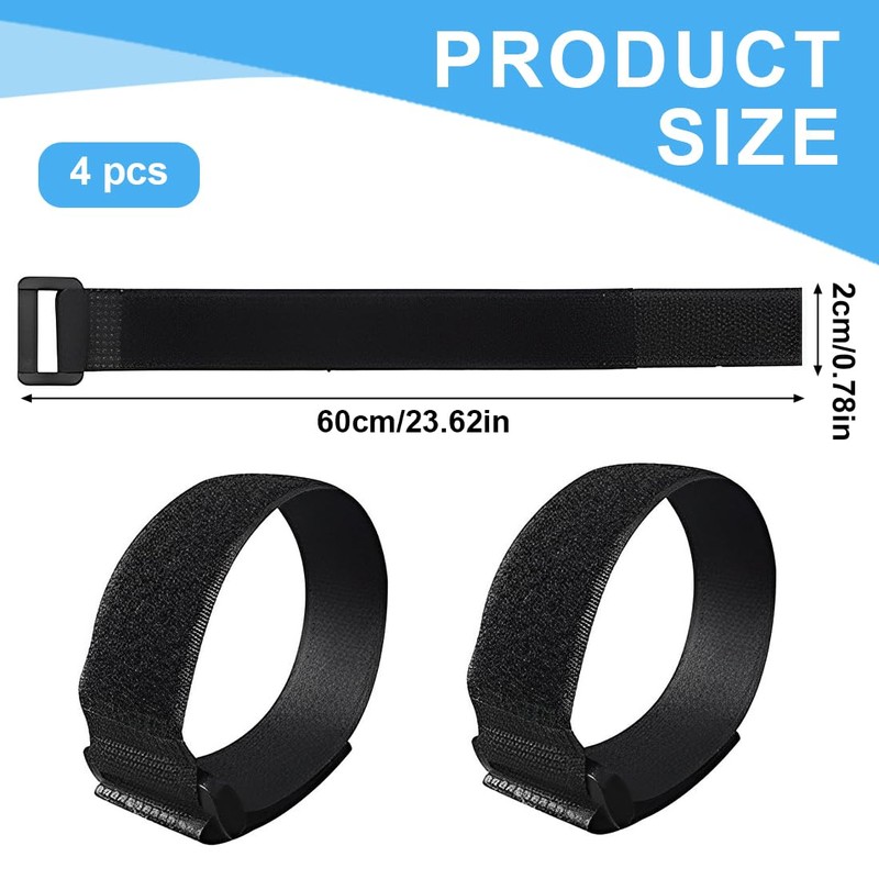 EIHI Pack of 4 Parasol Strap, Adjustable Parasol Straps, Nylon