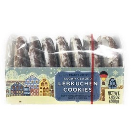 Trader Joe's 2 Packs Trader Joe's  Sugar Glazed Lebkuchen Cookies 7.05 oz Each 🎄🎄
