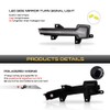 VIPMOTOZ [Sequential Turn Signal] Full LED Side Mirror Light Indicator