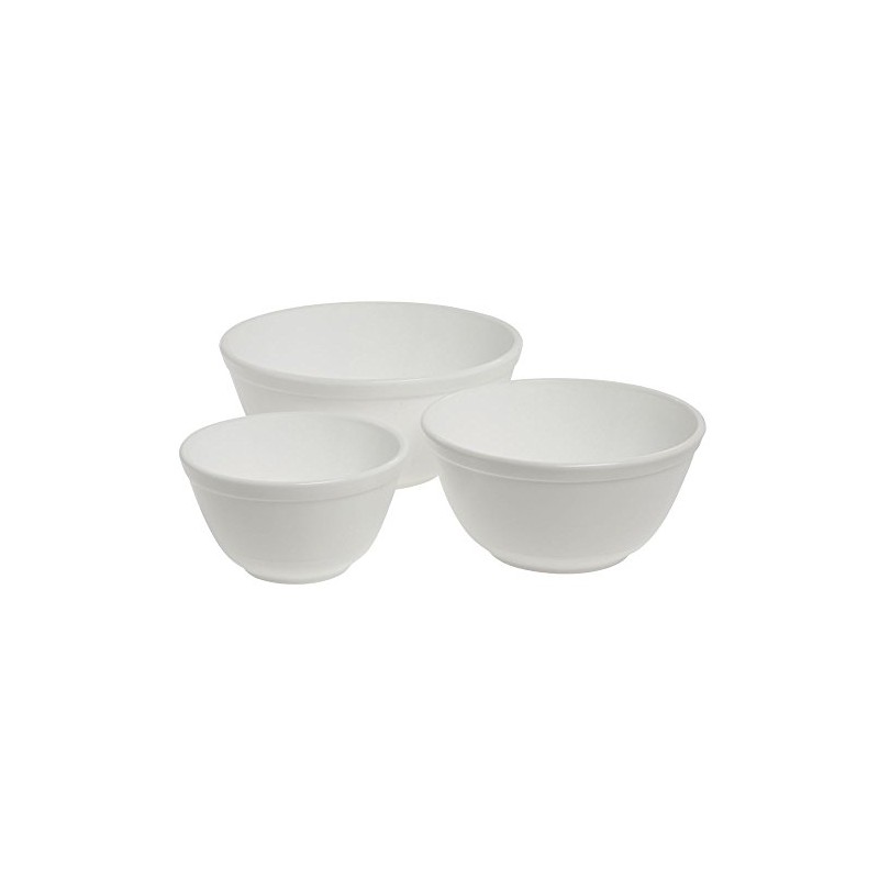 Mosser Glass Milk Glass Mixing Bowl Set