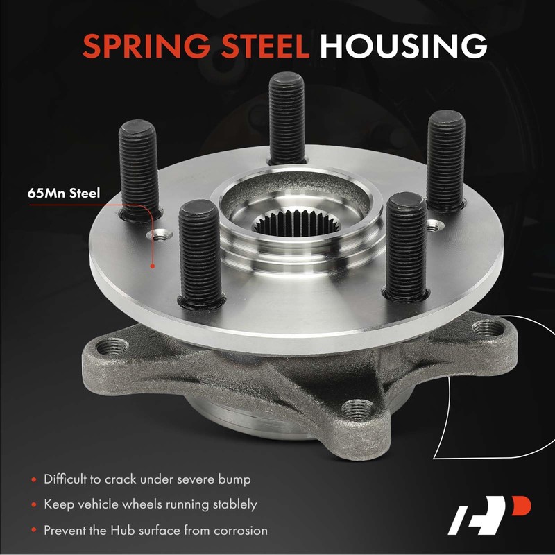 A-Premium 2 x Front Wheel Bearing and Hub Assembly with