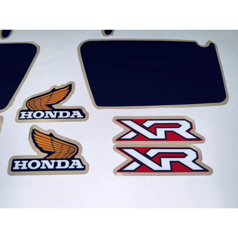 Honda 1982 Honda XR 200r xr200 9pc Graphics Decals Stickers
