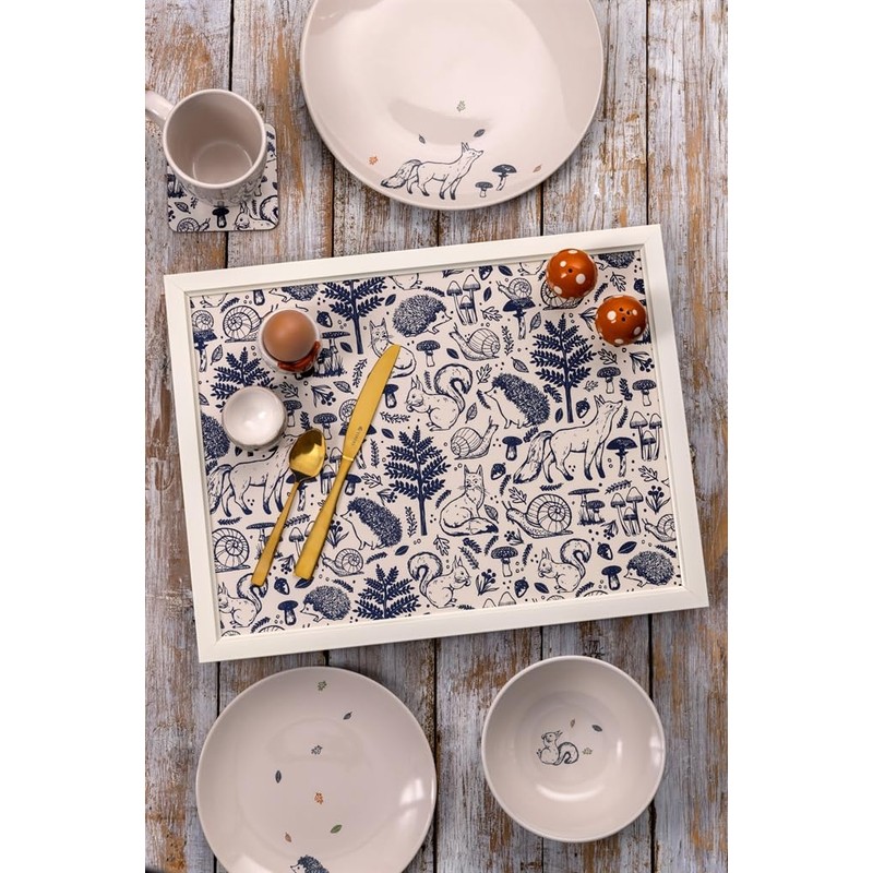 Price & Kensington Woodland Set of 4 Dinner Plates 26.5cm