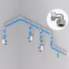 8Pcs 3/4" Equal Elbow Air line Fittings for 3/4 Inch