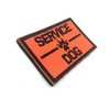 Service Dog K9 Embroidered Airsoft Velcro Patch Embroidered Airsoft Velcro