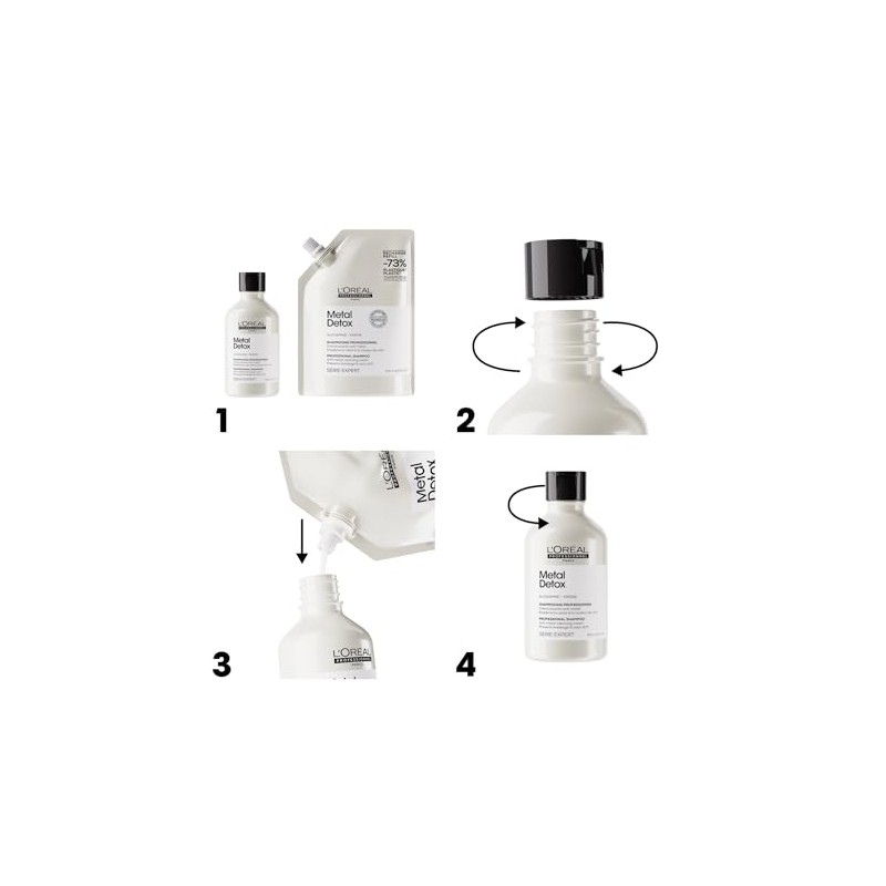 L'Oréal Professionnel Metal Detox Shampoo Refill 500ml