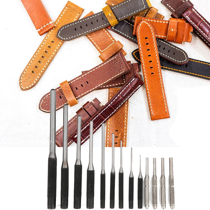 13pcs DIY Belt Punching Tools Kit Hand Made Leather Crafts