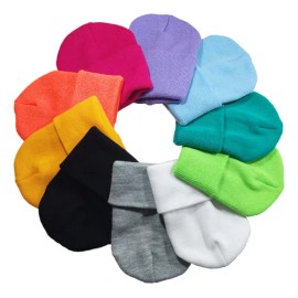 Gorro Bonete Paquete 10 Pzs Beanie Moda Gorrito Tejido Bini