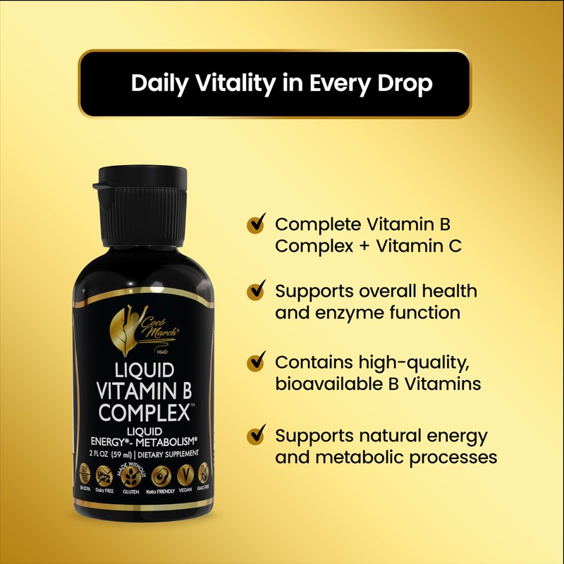 Cocó March N.M.D Liquid Vitamin B Complex with B1, B2,