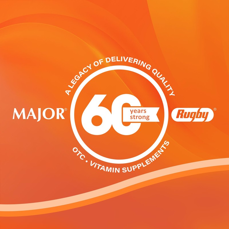 Rugby Timed-Release Niacin 500mg with 28mg Calcium, Dietary Supplement for