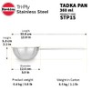 Hawkins 1.5 Cup Tadka Pan, 360 ml Triply Stainless Steel