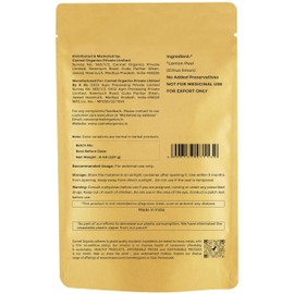 Lemon Peel Powder, 8 Ounce or 227 Grams(Pack of 1) | Pure and Natural | By Carmel Organics | For Skin Care | No Added Preservative | Citrus Limon Powder