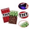 12 UV Pens and 12 Notebook, Mini Pixel Party Bags,