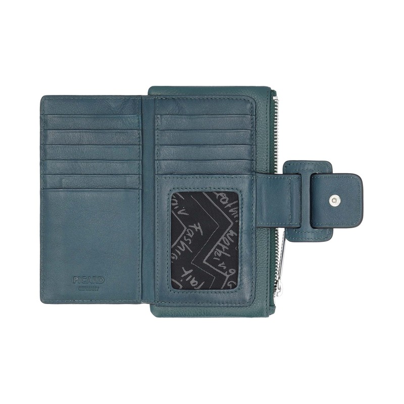 Picard Paola Women's Genuine Leather Purse Medium with Zip Purse