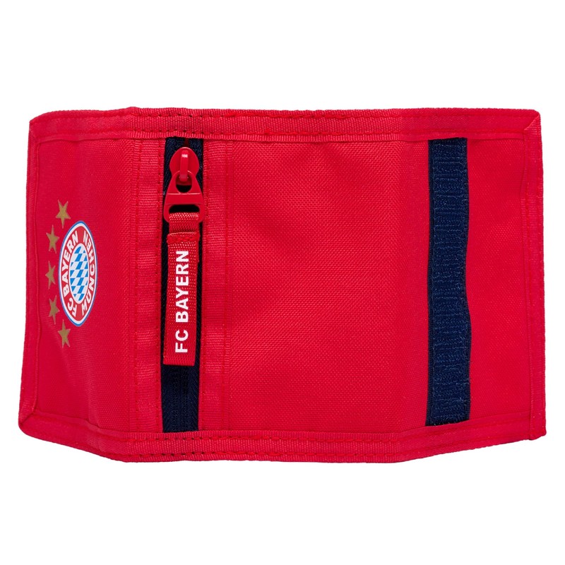 FC Bayern München FCB 5 Star Wallet Red, red, logo-centric"