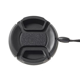 Etsumi VE-2371 Lens Cap, 1.7 inches (43 mm), Inner Lens Cap II, 1.7 inches (43 mm), Includes Holder, Black