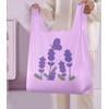 50pcs Purple Small Trash Bags 3 Gallon 4 Gallon for