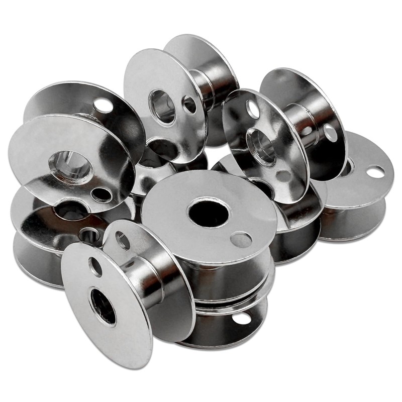 ZhXu Shuo 10 PCS Steel Bobbins #203470 Fits for Singer