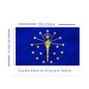 LARGE Indiana Flag, 3x5Ft Indiana State Flags Banner For Indoor