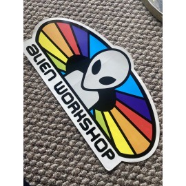 Alien workshop skateboard Vintage decal 20” NOS