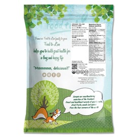 Food to Live Organic Yellow Whole Corn, 10 Pounds - Non-GMO Maize, Cleaned and Dried Kernels, Vegan, Kosher, Bulk Cereal Grain, Good Source of B vitamins, Thiamin, and Folate
