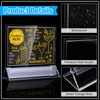 Yalikop 36 Pack Acrylic Sign Holders 6 x 4 Inches,