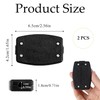 2 x 3 Terminal Electrical Junction Box Flex Connector, Black