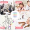 Coollooda Stackable Pencils (Set of 6) Funny Stackable Elementary School