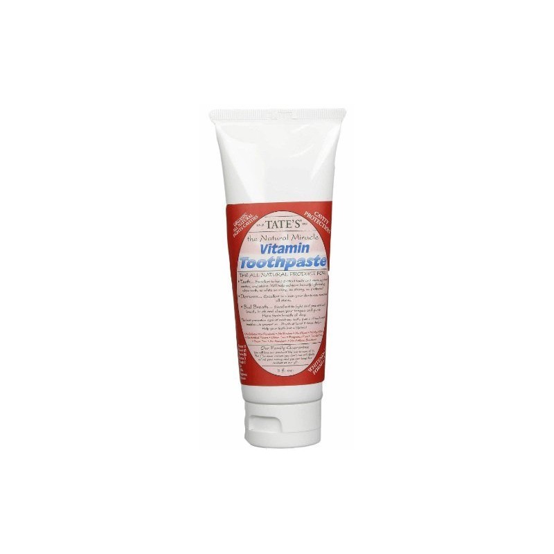 Tate's The Natural Miracle - Vitamin Toothpaste - 5 floz