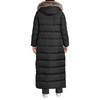 Lands' End Womens Maxi Down Coat Black Regular X-Small