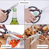 Ravian Kitchen Scissor Heavy Duty Shears with PP Cover Multifunctional